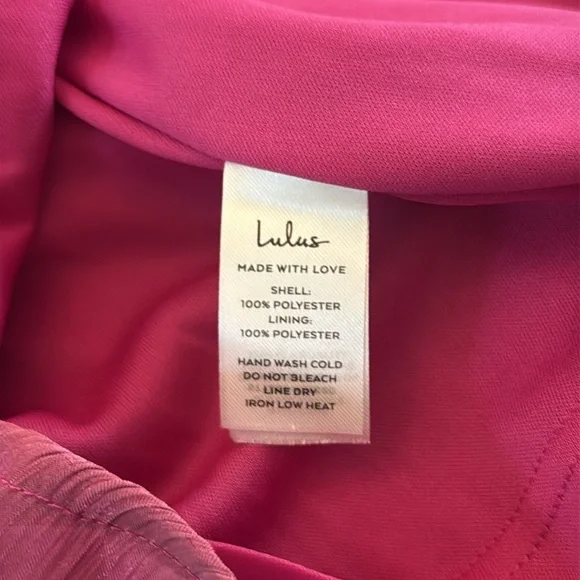NWT Lulus magenta tiered dress - Picture 10 of 12